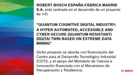 Información sobre el Proyecto Quantum Cognitive Digital Industry