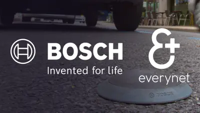 Asociación entre Bosch y Everynet, operador mundial de LoRaWAN®, en Smart Parking