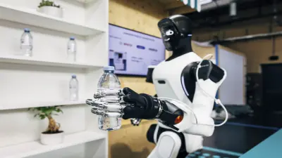 Así están aprendiendo los nuevos robots a ver con sus ojos y a sentir con sus manos